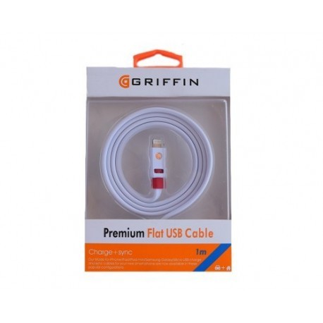کابل لایتنینگ Griffin Premium Flat USB Cable