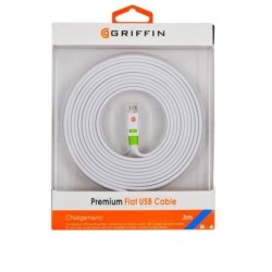 کابل 3 متری Griffin Premium Flat USB Cable