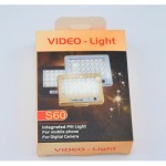 فلاش LED قابل حمل Video Fill Light S60