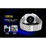 بند استیل الماسی ساعت COTEetCI W4 برای Apple Watch 42mm
