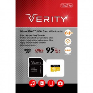 رم میکرو اس دی Verity Class 10 64 GB