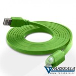 کابل تبدیل microUSB به USB مدل Naztech LED cable