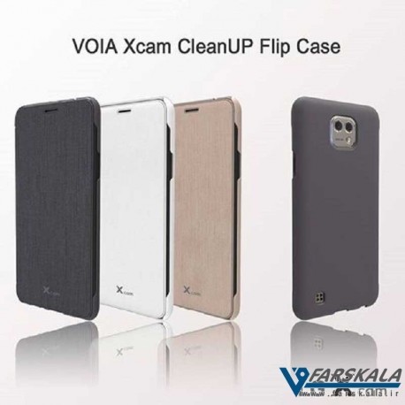 کیف اصلی Voia CleanUP Premium View Flip Cover برای LG X Cam