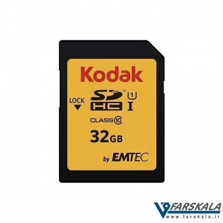 کارت حافظه کداک Emtec Kodak UHS-I U1 Class 10 85MBps 580X SDHC 32GB