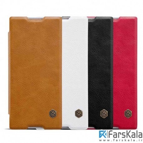 کیف محافظ چرمی نیلکین Nillkin QIN Series برای گوشی Sony Xperia XA1