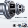 شارژر فندکی سریع بیسوس Baseus UFO Dual U Smart Car Charge