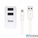 شارژر دیواری Hoco C6 A With Micro USB Cable