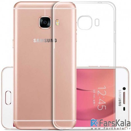 قاب محافظ شیشه ای- ژله ای برای Samsung Galaxy C7