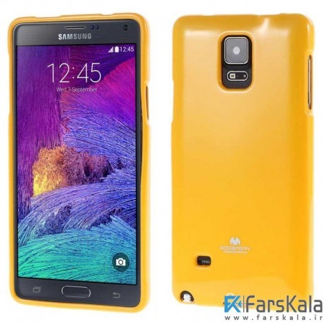 قاب محافظ ژله ای رنگی MERCURY GOOSPERY برای Samsung Galaxy Note 4