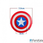 اسپینر فلزی طرح کاپیتان آمریکا Fidget Spinner Metal Captain America