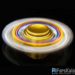 اسپینر فلزی شش پره ای رنگی Fidget Spinner Metal Rainbow Colorful