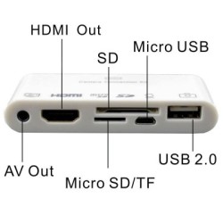 کانکتور آیپد HDMI & AV Connection Kit 6 in 1