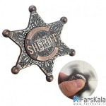 اسپینر فلزی شش پره‌ ای Fidget Spinner Sheriff