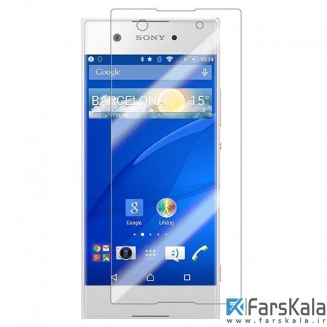 محافظ صفحه نمایش شیشه ای تمام صفحه شفاف برای Sony Xperia XA1