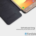 کیف محافظ چرمی نیلکین Nillkin QIN Series برای گوشی Samsung Galaxy J7 Max