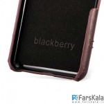 قاب محافظ چرمی بلک بری Leather Case برای گوشی Blackberry KEYone