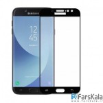 محافظ صفحه نمایش شیشه ای رنگی تمام صفحه 3D Glass برای Samsung Galaxy J7 Pro