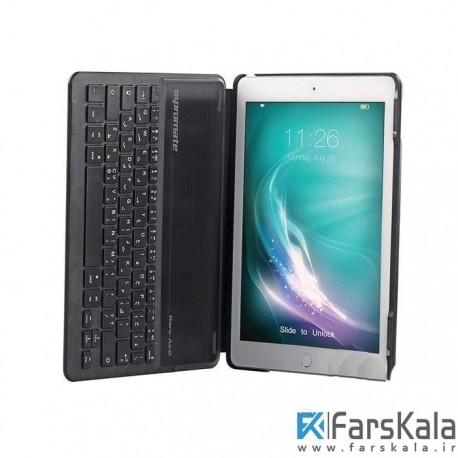 کیف کیبورد دار بی سیم آیپد ایر 2 پرومیت Promate Bare-Air2 Wireless Keyboard Case iPad Air 2