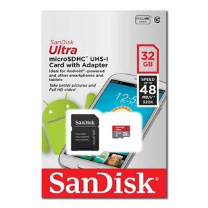 رم میکرو اس‌دی 32 گیگابایت SanDisk Class 10 320X