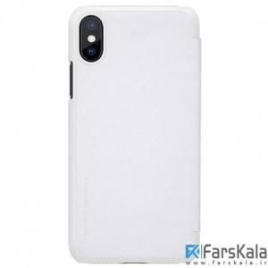 کیف چرمی نیلکین آیفون Nillkin Qin Leather Case Apple iPhone X