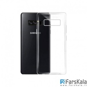 محافظ شیشه ای - ژله ای Transparent Cover برای Samsung Galaxy Note 8