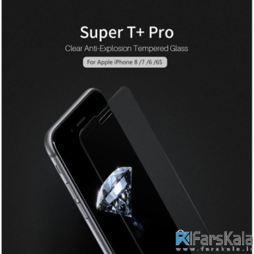 محافظ صفحه نمایش شیشه ای نیلکین  Nillkin Super T+ Pro tempered glass Apple iPhone 8