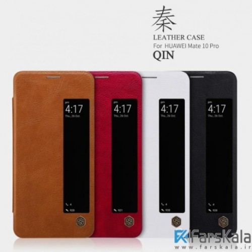 کیف چرمی نیلکین Nillkin Qin Leather Case Huawei Mate 10 Pro
