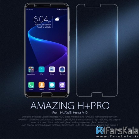 محافظ صفحه نمایش شیشه ای نیلکین Nillkin H+ Glass Huawei Honor V10