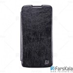 کیف چرمی بلکبری Huanmin Flipcover Leather Hardcase For BlackBerry DTEK50