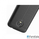 قاب ژله ای طرح چرم Auto Focus Jelly Case Motorola Moto E4 Plus