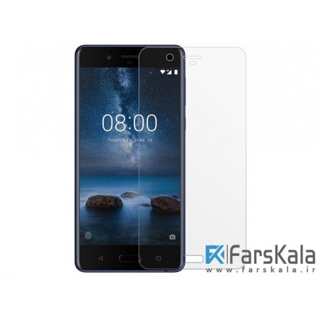 محافظ صفحه نمایش شیشه ای با پوشش کامل نوکیا Glass Full Cover Nokia 8
