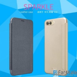 کیف نیلکین Nillkin Sparkle Leather Case Huawei Honor V10