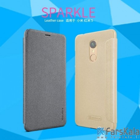 کیف نیلکین Nillkin Sparkle Leather Case Xiaomi Redmi 5