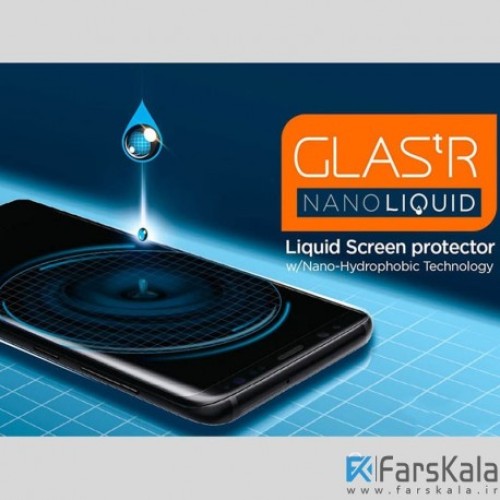 محافظ صفحه نمایش مایع گوشی و تبلت اسپیگن Spigen Screen Protector GLAS.tR Nano Liquid