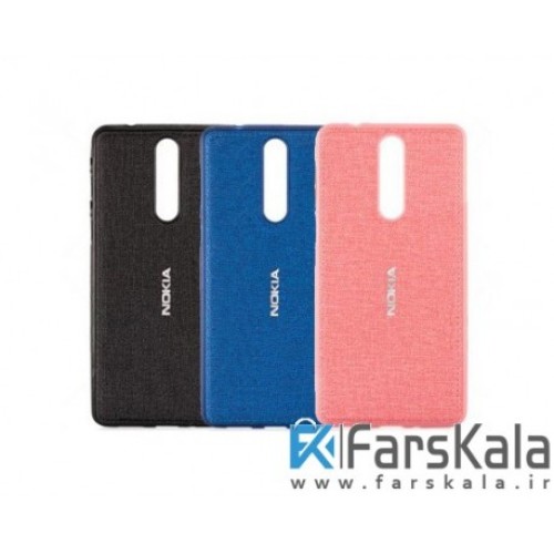 قاب محافظ طرح پارچه ای Protective Cover Nokia 8