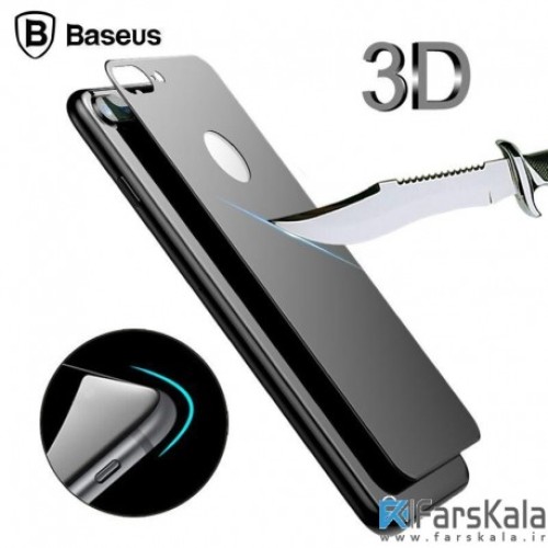 محافظ شیشه ای پشت Baseus 3D Arc Glass Back Protector Apple iPhone 7