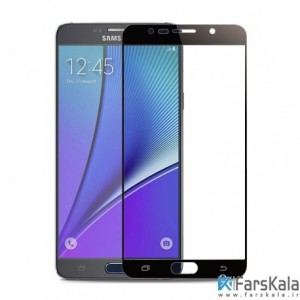 محافظ صفحه نمایش شیشه ای با پوشش کامل Glass Full Cover Samsung Galaxy Note 5