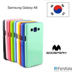 قاب محافظ ژله ای رنگی GOOSPERY MERCURY برای Samsung Galaxy A8