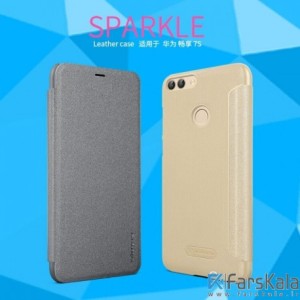 کیف نیلکین Nillkin Sparkle Leather Case Huawei Enjoy 7S