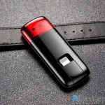 فلش مموری لایتنینگ و یو اس بی بیسوس Baseus IFlash Red Obsidian Z1 64 GB Lightening And USB Connector