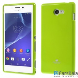 قاب محافظ ژله ای رنگی GOOSPERY MERCURY برای Sony Xperia M2