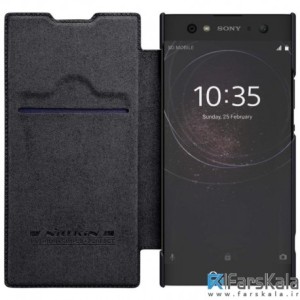 کیف چرمی نیلکین Nillkin Qin Leather Case Sony Xperia XA2 Ultra