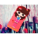 قاب ژله ای عروسکی Cute Girl برای Apple iphone 5/5s