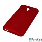 قاب محافظ ژله ای رنگی GOOSPERY MERCURY برای HTC Desire 620