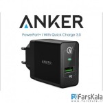 شارژر سریع انکر   Anker Powerport+ I With Quick Charge 3.0