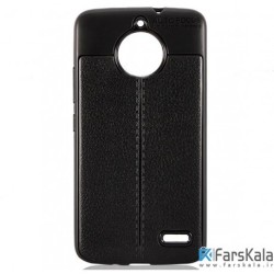 قاب ژله ای طرح چرم Auto Focus Jelly Case Motorola Moto E4