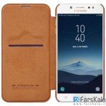 کیف چرمی نیلکین Nillkin Qin Leather Case Samsung Galaxy C8