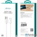 کابل تایپ سی شارژ و انتقال داده  Devia Smart USB To Type-C Cable 1m