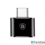 تبدیل تایپ سی به یو اس بی بیسوس Baseus USB Female to Type-C Male Adapter