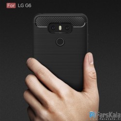 قاب محافظ ژله ای ال جی  Carbon Fibre Case LG G6